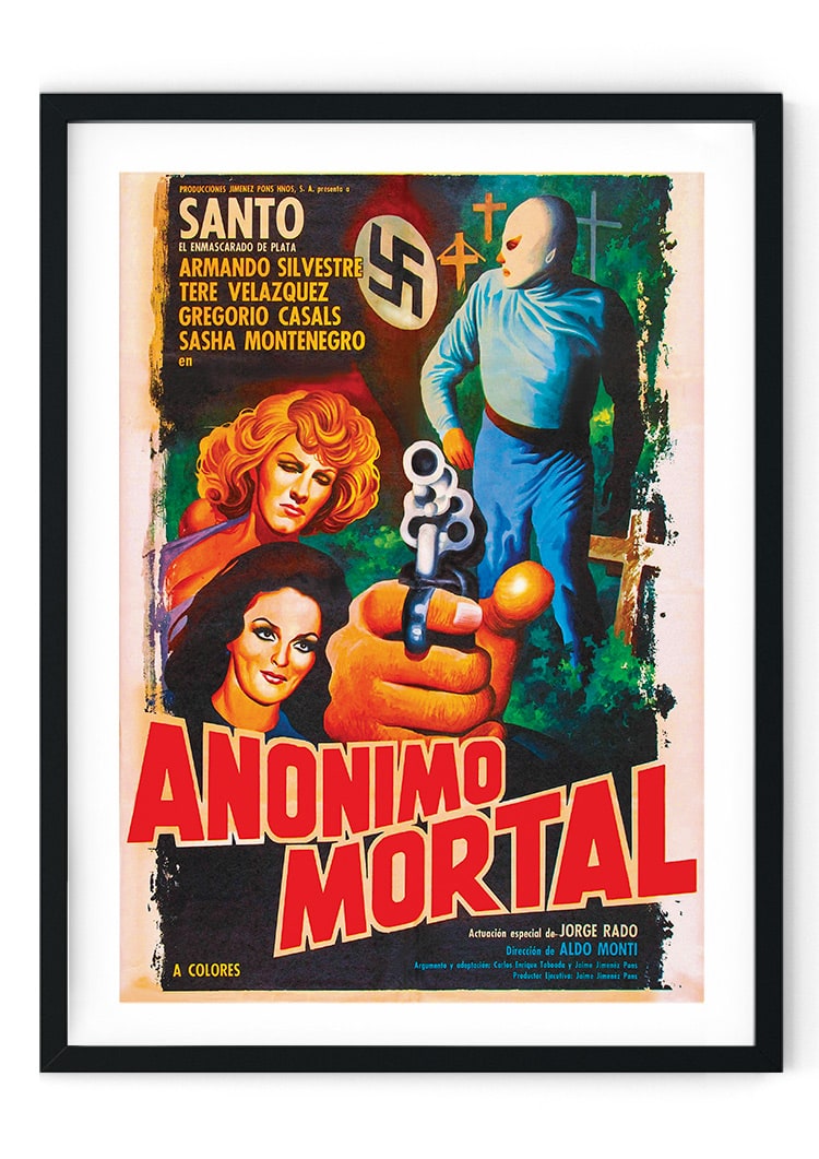 Anonimo Mortal Retro Film Poster